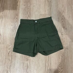 Levi's Olive Cargo Shorts for Women